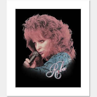 Reba McEntire // Vintage Faded 80s Posters and Art